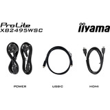 iiyama ProLite XB2495WSC-B1 negro (mate)