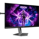 AOC AGON PRO AG246FK pantalla para PC 61,2 cm (24.1") 1920 x 1080 Pixeles Full HD LCD Negro, Monitor de gaming negro (mate)/Gris oscuro, 61,2 cm (24.1"), 1920 x 1080 Pixeles, Full HD, LCD, 0,3 ms, Negro