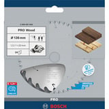 Bosch 2 608 837 668 hoja de sierra circular 13,6 cm 1 pieza(s) Madera, 13,6 cm, 2 cm, 1 mm, 11000 RPM, 1,5 mm