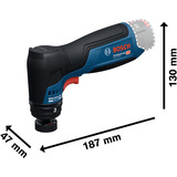 Bosch GSS 12V-32, 06019L1000, Lijadora orbital azul/Negro