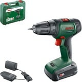Bosch UniversalDrill 18V, 06039D4005, Taladro/destornillador verde/Negro