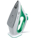 Braun TexStyle 1 SI 1040 GR Plancha a vapor Suela de cerámica 2000 W Verde, Blanco verde/blanco, Plancha a vapor, Suela de cerámica, 1,9 m, 25 g/min, Verde, Blanco, 120 g/min