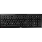 CHERRY Stream Wireless teclado Universal RF inalámbrica + USB QWERTY Inglés del Reino Unido Negro negro, Completo (100%), Inalámbrico y alámbrico, RF inalámbrica + USB, QWERTY, Negro