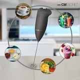 Clatronic Espumador de leche MS 3089 negro/Plateado