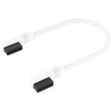 Corsair iCUE LINK Cable Slim, 135mm, 90° doblado blanco