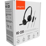 Creative HS-220, Auriculares con micrófono negro