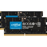 Crucial CT2K32G48C40S5 módulo de memoria 64 GB 2 x 32 GB DDR5 4800 MHz, Memoria RAM negro, 64 GB, 2 x 32 GB, DDR5, 4800 MHz, 262-pin SO-DIMM