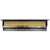 DeLOCK 43300 panel de parcheo 1U, Patch Panel gris, RJ-45, Gris, Montaje en bastidor, 1U, 483 mm, 44 mm