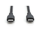 Digitus Cable de conexión USB 2.0 de silicona USB-C > USB-C negro