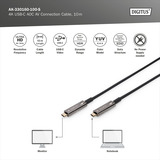 Digitus Cable de conexión USB-C AOC AV 4K negro