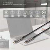 Digitus Cable de conexión USB-C AOC AV 4K negro
