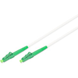Digitus Cable de parcheo de fibra óptica simplex, reforzado con acero, monomodo, LC/APC > LC/APC blanco