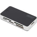 Digitus DA-70330-1, Lector de tarjetas negro/Plateado