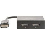 Digitus DS-45404 divisor de video DisplayPort 2x DisplayPort, Divisores & Conmutadores negro, DisplayPort, 2x DisplayPort, 4096 x 2160 Pixeles, Negro, 16 bit, 60 Hz