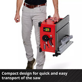 EINHELL TC-TS 8, 4340426, Sierra circular de mesa rojo