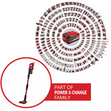 EINHELL TE-SV 18 Li-FLX-Solo, Aspirador vertical rojo/Negro