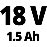 Einhell TC-CD 18-2 Li Taladro de pistola Negro, Rojo Ión de litio 1,5 Ah 1,37 kg, Taladro/destornillador rojo/Negro, Taladro de pistola, perforacion, Desatornillar, Negro, Rojo, 38 Nm, 350 RPM, 1250 RPM