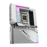 GIGABYTE B650E AORUS STEALTH ICE Placa base - AMD Ryzen serie 9000, VRM de 12+2+2 fases, hasta 8000 MHz DDR5 (OC), 1xPCIe 5.0 + 2xPCIe 4.0 M.2, LAN 2,5 GbE, WIFI 7, USB 3.2 Gen 2x2 blanco/Plateado, VRM de 12+2+2 fases, hasta 8000 MHz DDR5 (OC), 1xPCIe 5.0 + 2xPCIe 4.0 M.2, LAN 2,5 GbE, WIFI 7, USB 3.2 Gen 2x2, AMD, Zócalo AM5, AMD Ryzen 7000 Series, AMD Ryzen 8000 Series, AMD Ryzen 9000 Series, Zócalo AM5, DDR5-SDRAM, 256 GB