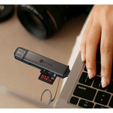 ICY BOX IB-CR203-CU3 lector de tarjeta USB 3.2 Gen 1 (3.1 Gen 1) Type-A/Type-C Negro, Lector de tarjetas negro, MicroSD (TransFlash), MicroSDHC, MicroSDXC, SD, SDXC, Negro, 5000 Mbit/s, Aluminio, 2 TB, USB 3.2 Gen 1 (3.1 Gen 1) Type-A/Type-C