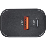 Intenso Adaptador de corriente W30AC, Cargador negro