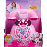 Just Play Disney Junior Minnie Mouse Teléfono con efectos de luz y sonido, Juego de rol 