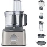 Kenwood MultiPro Compact+ FDM316SS robot de cocina 800 W 2 L Gris Balanza integrada plateado, 2 L, Gris, Botones, Giratorio, 1,2 L, Plástico, Metal