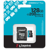 Kingston SDCG4/128GB, Tarjeta de memoria negro