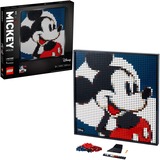 LEGO ART 31202 Disney's Mickey Mouse, Manualidades para Adultos, Juegos de construcción Manualidades para Adultos, Juego de construcción, 18 año(s), Plástico, 2658 pieza(s), 1,57 kg