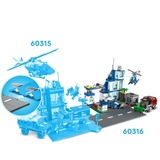 LEGO City 60316 Comisaría de Policía, Camión y Helicóptero de Juguete, Juegos de construcción Camión y Helicóptero de Juguete, Juego de construcción, 6 año(s), Plástico, 668 pieza(s), 1,37 kg