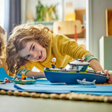 LEGO City Persecución en Barco de Policía, Juegos de construcción Juego de construcción, 6 año(s), Plástico, 264 pieza(s), 621 g