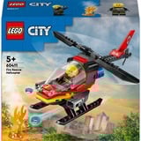 LEGO Helicóptero de Rescate de Bomberos, Juegos de construcción Juego de construcción, 5 año(s), Plástico, 85 pieza(s), 159 g