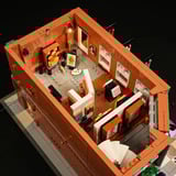 Lumibricks Brick Art Gallery, Juegos de construcción 