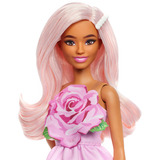 Mattel Muñeca Barbie Fashionista - Rosa Pink, Muñecos 