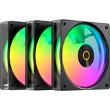 Ocypus Gamma F12 Elite ARGB, Ventilador negro