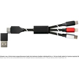 PYTHON PY-USB001S, Cable negro