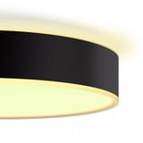 Philips Hue White Ambiance Enrave Lámpara de Techo M, Luz de LED negro