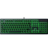 Razer Ornata V3 X teclado USB QWERTZ Alemán Negro, Teclado para gaming negro, Completo (100%), USB, Interruptor de membrana, QWERTZ, LED RGB, Negro