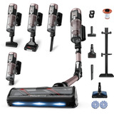 Rowenta X-Force Flex 16.60 Animal Aqua RH9CD9, Aspirador vertical negro/Marrón claro