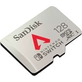 SanDisk SDSQXAO-128G-GN6ZY memoria flash 128 GB MicroSDXC UHS-I, Tarjeta de memoria blanco, 128 GB, MicroSDXC, UHS-I, 100 MB/s, 90 MB/s, Plata