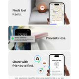 SwitchBot SwitchBot Smart Airtag Tarjeta rastreadora para billetera negra 