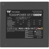 Thermaltake Toughpower GF3 1000W, Fuente de alimentación de PC negro