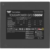 Thermaltake Toughpower GF3 1000W, Fuente de alimentación de PC negro