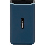 Transcend ESD370C 500 GB Negro, Azul, Unidad de estado sólido azul, 500 GB, USB Tipo C, 3.2 Gen 2 (3.1 Gen 2), 1050 MB/s, Negro, Azul