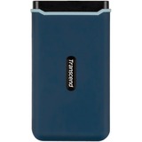 Transcend ESD370C 500 GB Negro, Azul, Unidad de estado sólido azul, 500 GB, USB Tipo C, 3.2 Gen 2 (3.1 Gen 2), 1050 MB/s, Negro, Azul