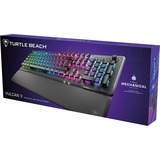 Turtle Beach TBK-1003-02-DE, Teclado para gaming aluminio (cepillado)/Negro