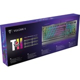 Turtle Beach TBK-1003-02-DE, Teclado para gaming aluminio (cepillado)/Negro