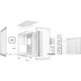 be quiet! LIGHT BASE 900 FX White Full Tower Blanco, Caja de torre grande blanco, Full Tower, PC, Blanco, ATX, EATX, micro ATX, Mini-ITX, XL-ATX, Acrilonitrilo butadieno estireno (ABS), Vidrio, SGCC, Juego