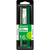 ADATA Premier módulo de memoria 16 GB 1 x 16 GB DDR4, Memoria RAM verde, 16 GB, 1 x 16 GB, DDR4, 3200 MHz, 288-pin DIMM