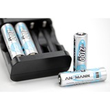 Ansmann 5035052 pila doméstica AA / HR6 Níquel-metal hidruro (NiMH), Batería plateado, AA / HR6, Níquel-metal hidruro (NiMH), 1,2 V, 2100 mAh, Plata