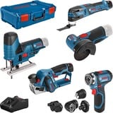 Bosch 0 615 A00 17D kit de herramientas eléctricas Batería azul, 1,8 cm, 280 spm, 1500 spm, 7 cm, 1,5 kg, Sierra abrasiva